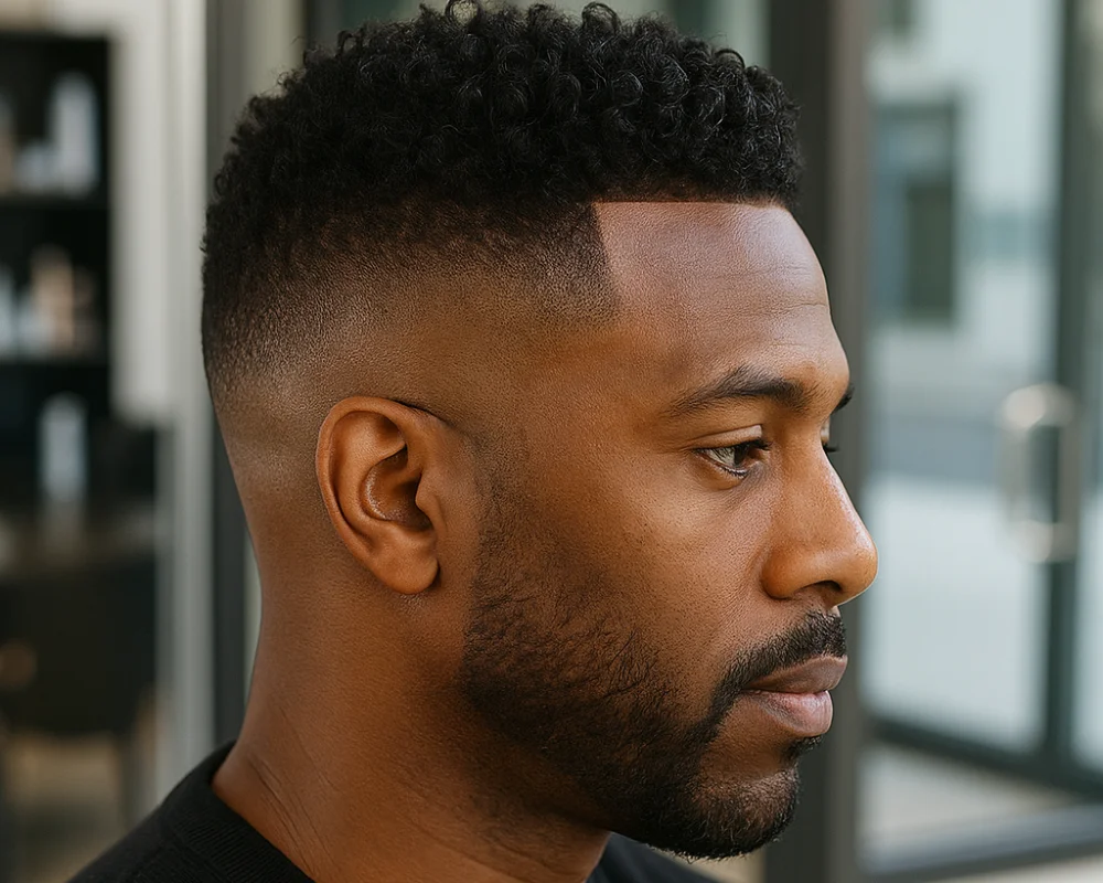 Fade Haircuts For Black Men: 23 Trendy Styles 2025 8 Burst Fade