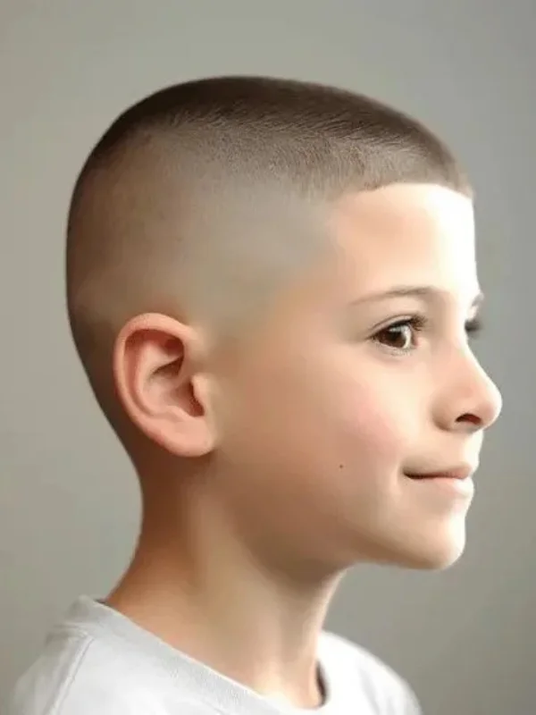 35 Cool & Stylish Kids Boy Haircuts 23 Buzz Cut