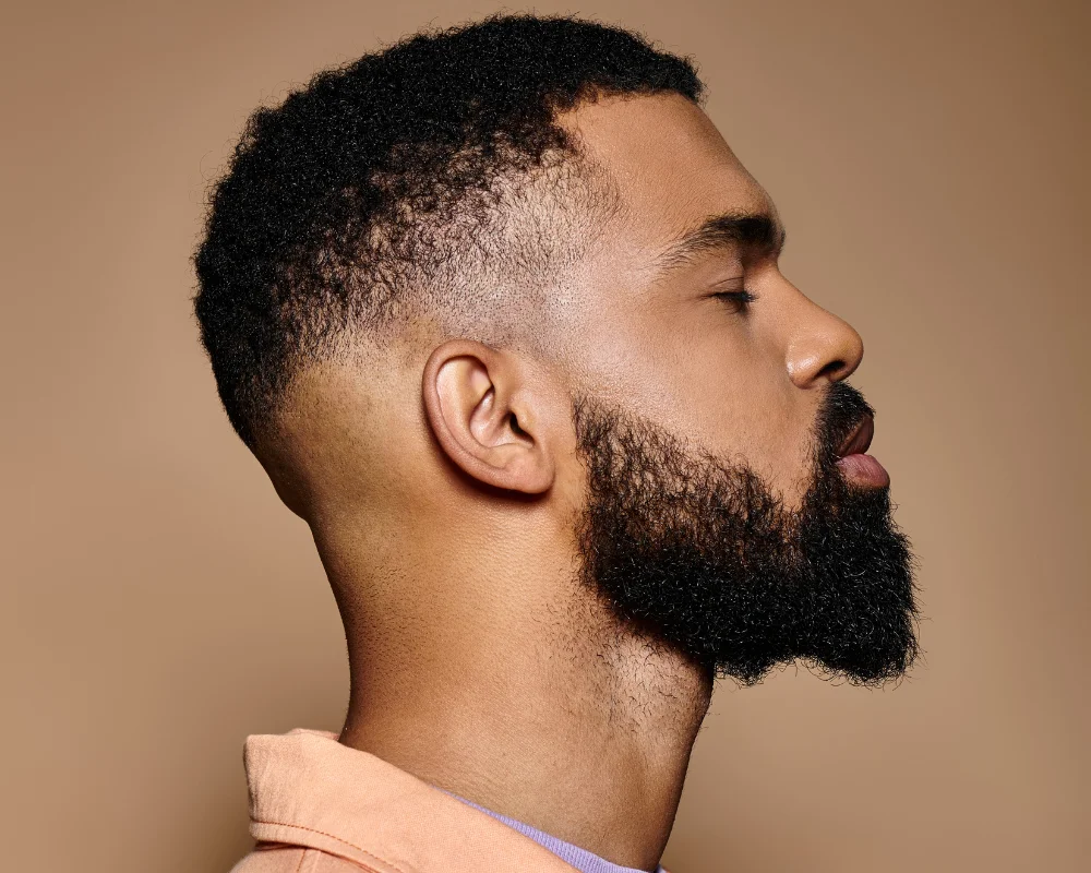 Mid Fade Haircut: 30 Stylish & Trendy Variations 13 Buzz Cut with Mid Fade and Beard