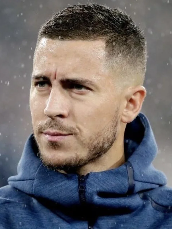29 Trending Soccer Player Haircuts for a Sporty Look 7 Eden Hazard Haircut_ Crew Cut