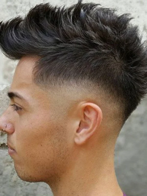 35 Cool Haircuts for Teenage Guys – Trendy & Fresh Styles 26 Faux Hawk Taper Fade