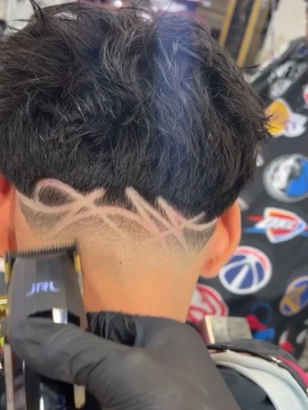 30 Cool Haircut Designs: Creative Ideas for Bold Looks 19 Freestyle Design in the Back