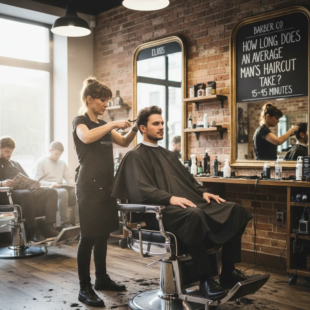How Long Does an Average Man's Haircut Take?