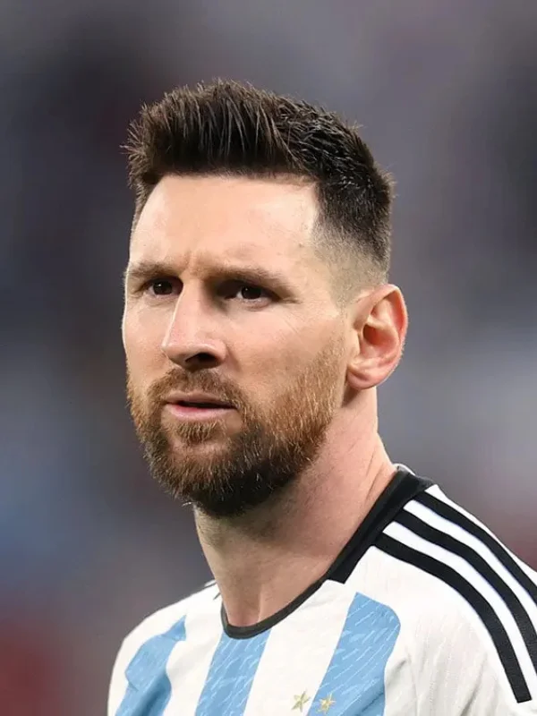 29 Trending Soccer Player Haircuts for a Sporty Look 18 Lionel Messi – Spiky Crew Cut with Taper Fade