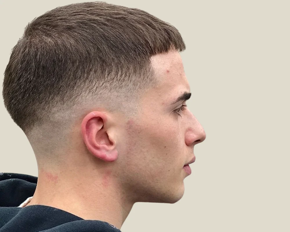 Buzz Cut For Men: 21 Classic & Modern Styles 12 Long Buzz Cut with Taper Fade