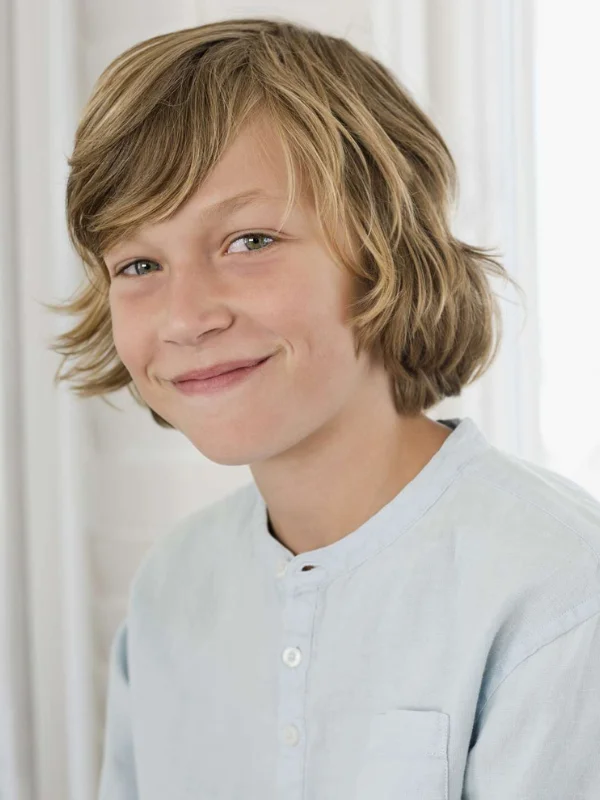 35 Cool & Stylish Kids Boy Haircuts 34 Long Mop hair