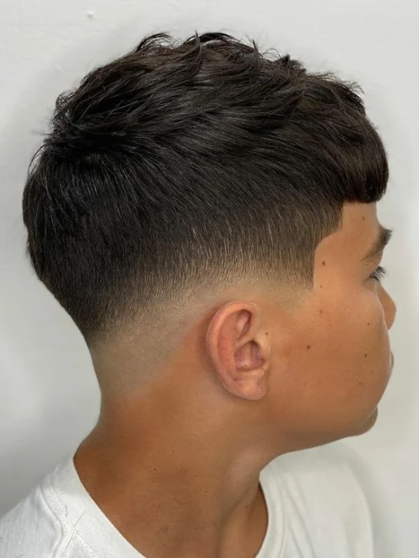 35 Cool & Stylish Kids Boy Haircuts 31 Low Fade with Short Hair