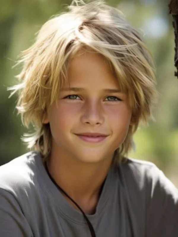 35 Cool Haircuts for Teenage Guys – Trendy & Fresh Styles 7 Medium Flow with Off-Center Part