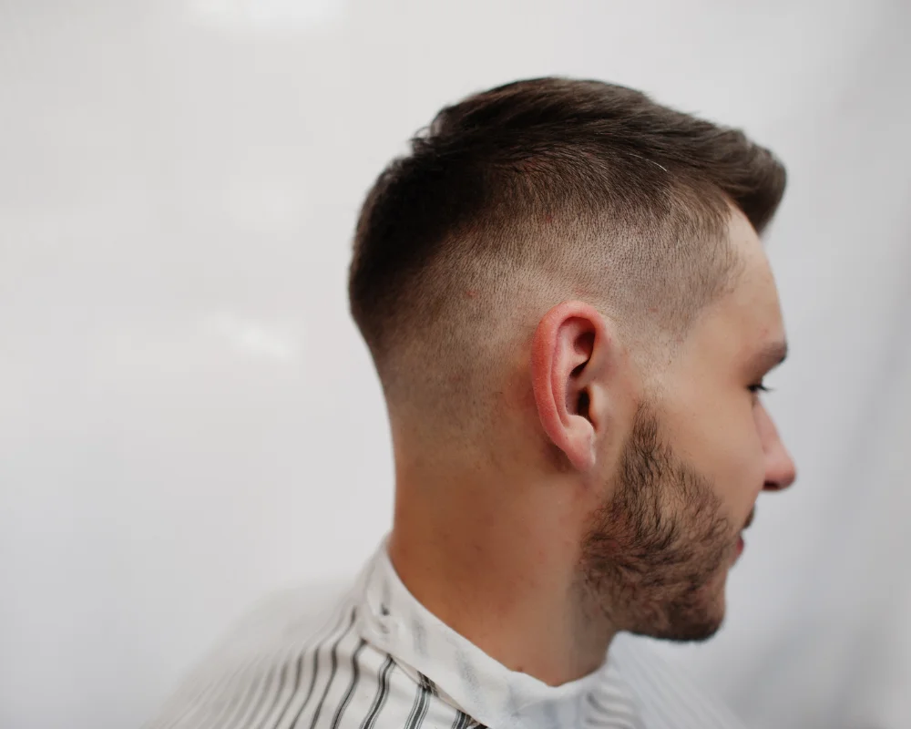 Mid Fade Haircut: 30 Stylish & Trendy Variations 11 Mid Burst Fade