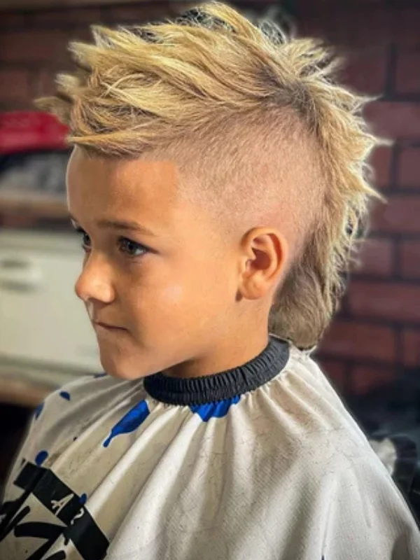 35 Cool & Stylish Kids Boy Haircuts 3 Modern Mohawk