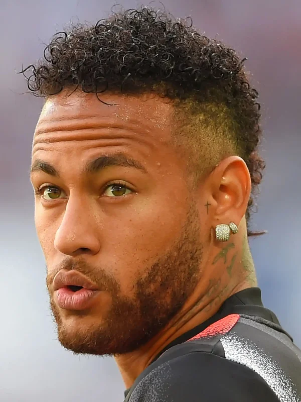 29 Trending Soccer Player Haircuts for a Sporty Look 26 Neymar – Short Curly Hair Fade