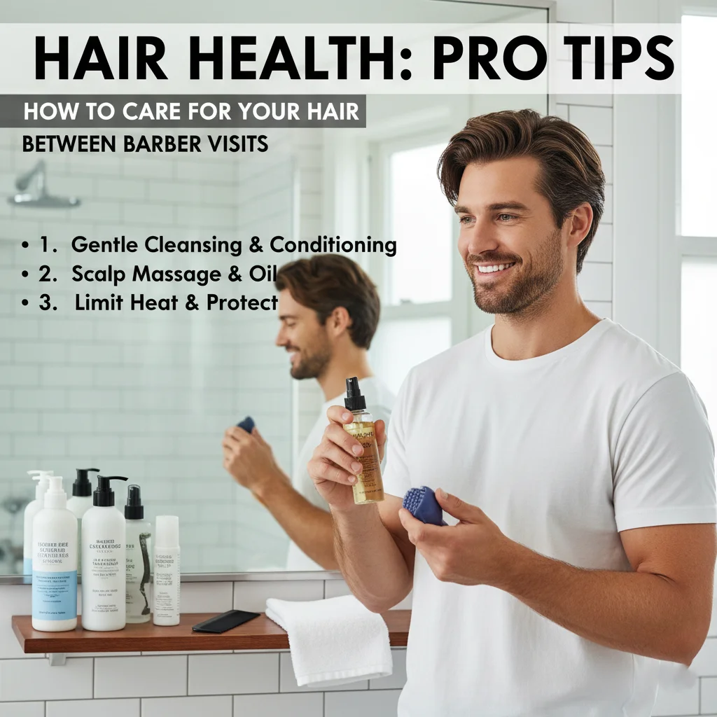 How to Care for Your Hair Between Barber Visits