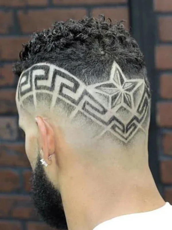 30 Cool Haircut Designs: Creative Ideas for Bold Looks 18 Shooting Star Artwork
