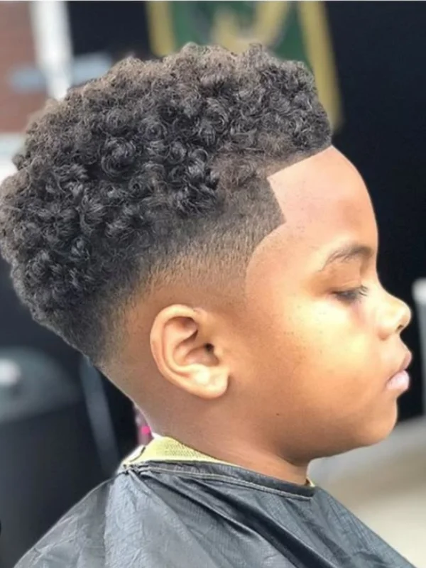 35 Cool & Stylish Kids Boy Haircuts 10 Short Curly Hair Fade