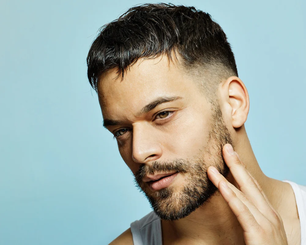 Mid Fade Haircut: 30 Stylish & Trendy Variations 18 Short Slick Back with Mid Fade and Beard