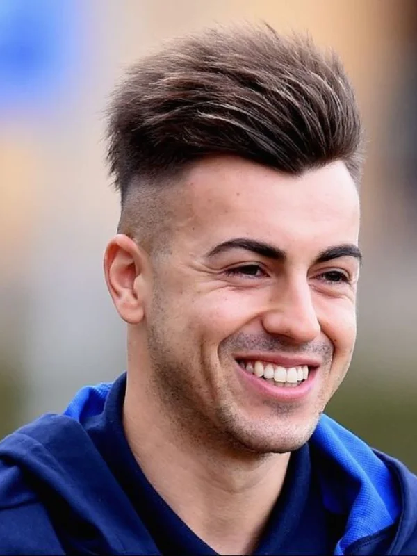 29 Trending Soccer Player Haircuts for a Sporty Look 31 Stephan El Shaarawy – Faux Hawk Fade