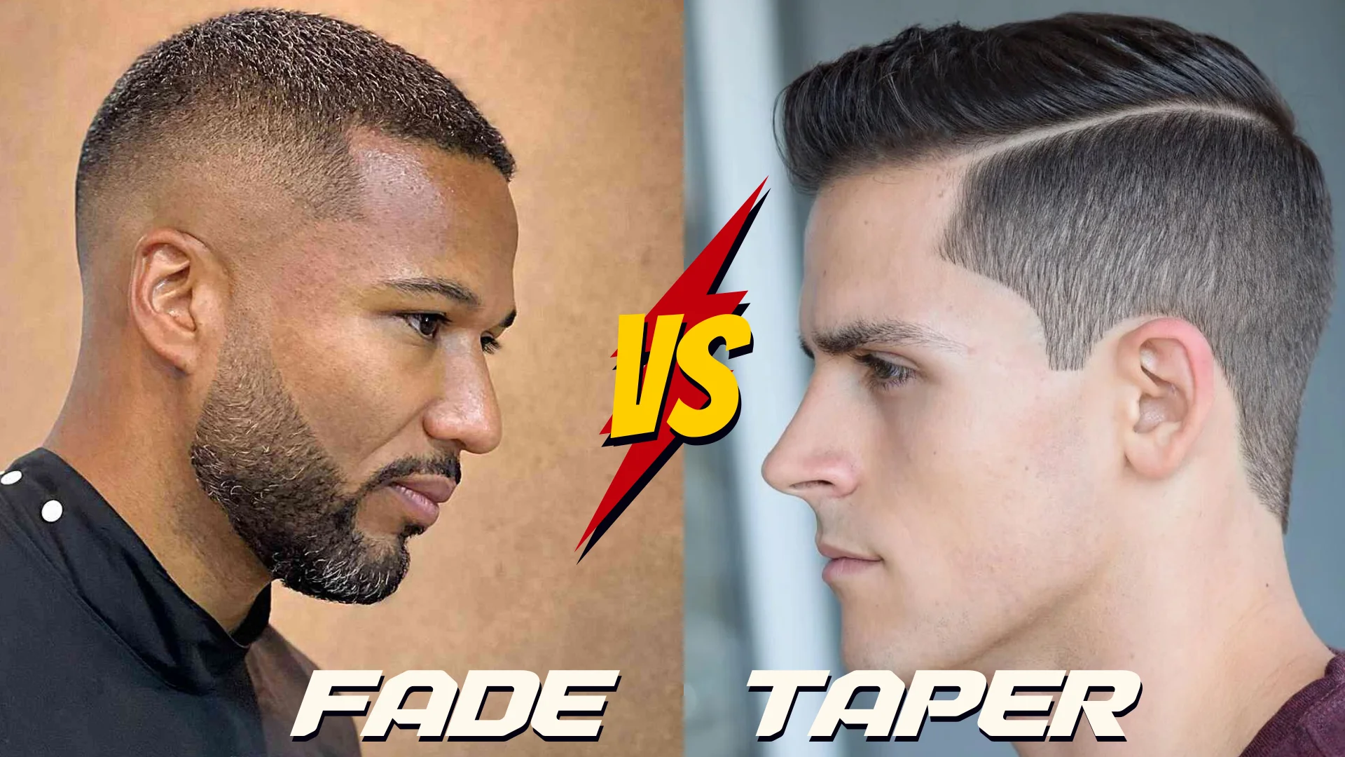 Taper vs Fade