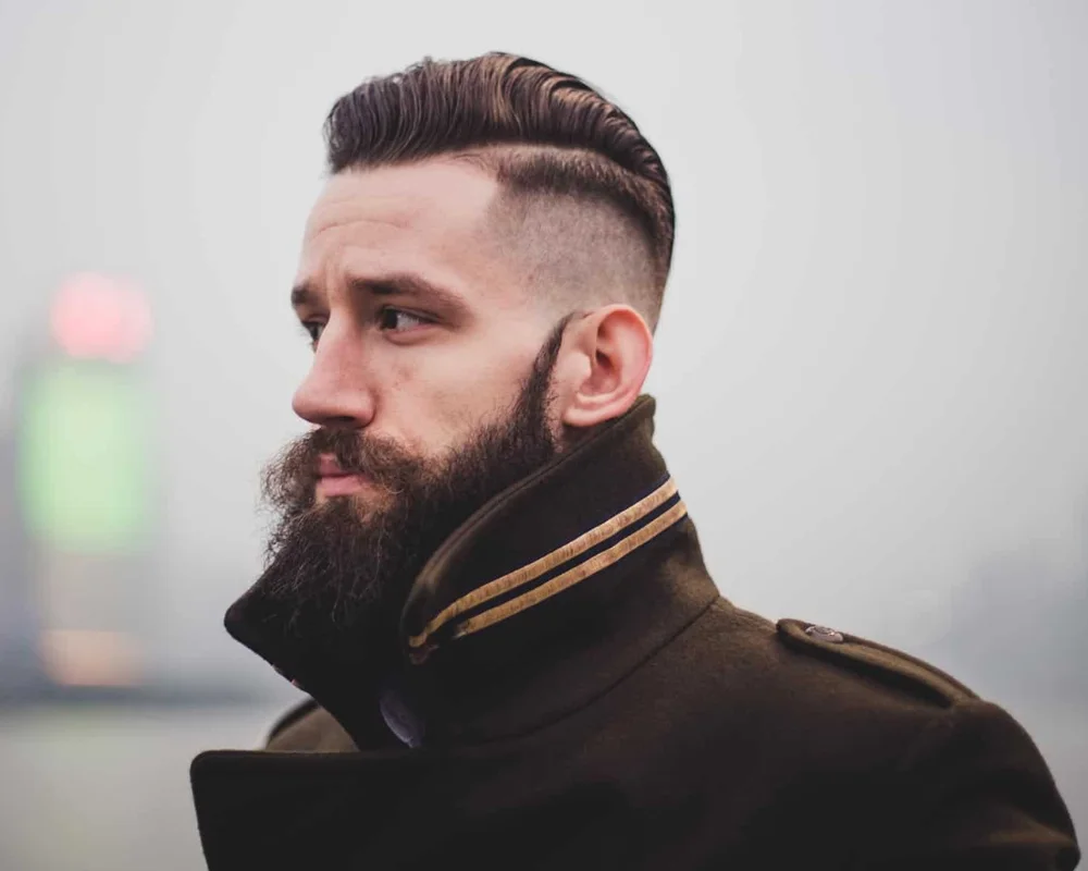 27 Professional Men’s Haircuts for Modern Businessmen 40 Tapered Side Swept With Beard