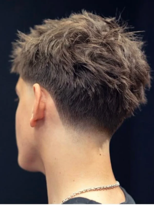 35 Low Taper Fade Haircuts 7 Textured Short Hair with Low Taper Fade