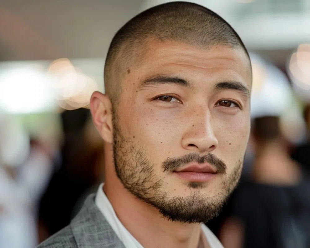 Buzz Cut For Asian Men: 17 Easy Styles 12 Thick Buzz Cut