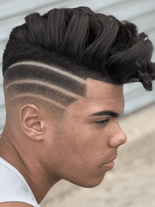 30 Cool Haircut Designs: Creative Ideas for Bold Looks 14 Three Lines Design
