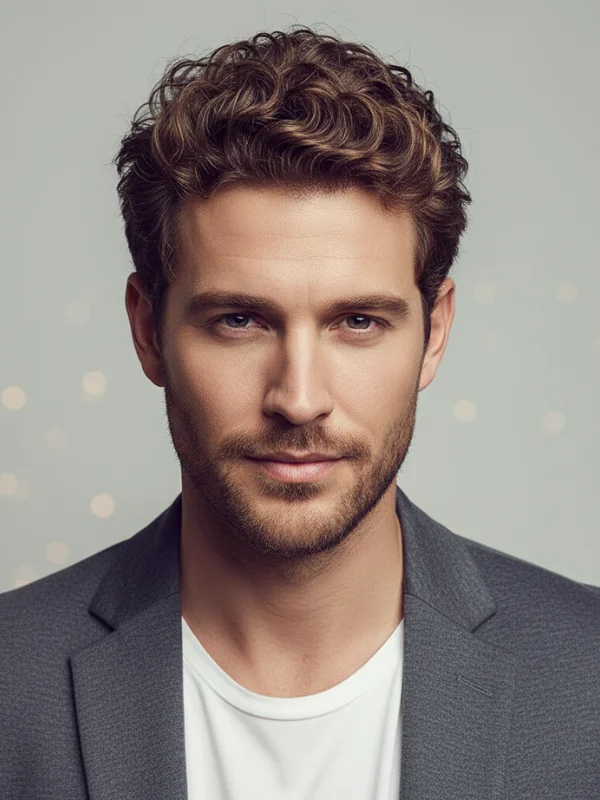 Tousled Short Curly Hair