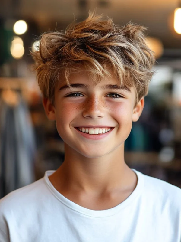 35 Cool Haircuts for Teenage Guys – Trendy & Fresh Styles 17 Tousled Waves