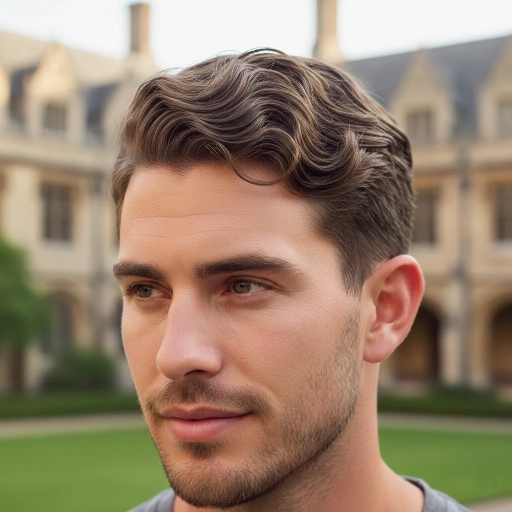 33 Stylish Ivy League Haircuts Every Man Should Try 25 Wavy Ivy League Haircut