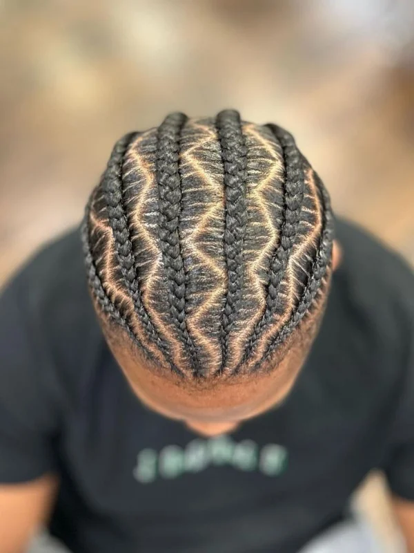 30 Cool Haircut Designs: Creative Ideas for Bold Looks 11 Zig Zag On Top