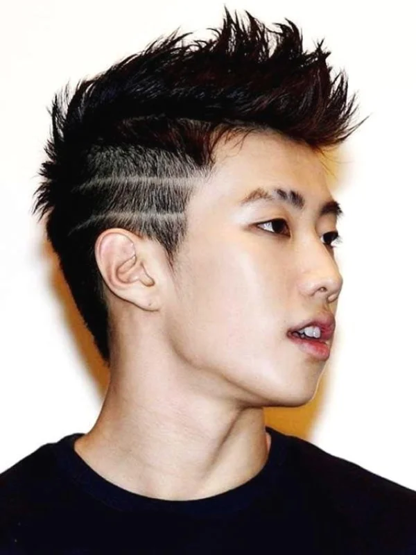 Asian Mohawk Haircut for Men