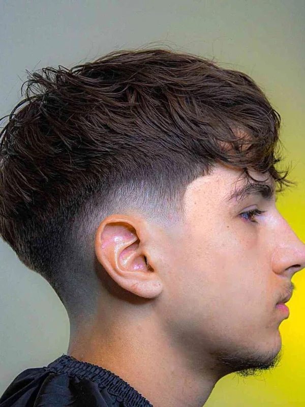 Burst Fade Haircut: 27 Stylish Examples 22 Choppy Fringe Mohawk with Burst Fade