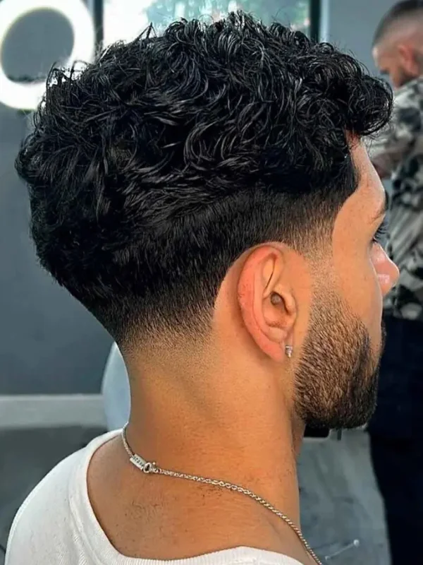 Low Taper Fade with Curls: 20 Fresh Style Ideas for Men 8 Classic Low Taper Fade with Natural Curls