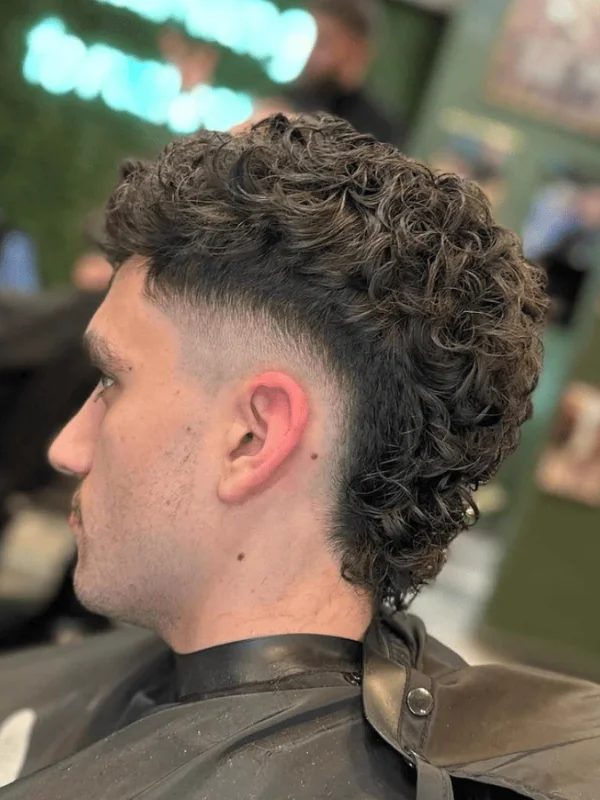 Curly Hair Mohawk Male