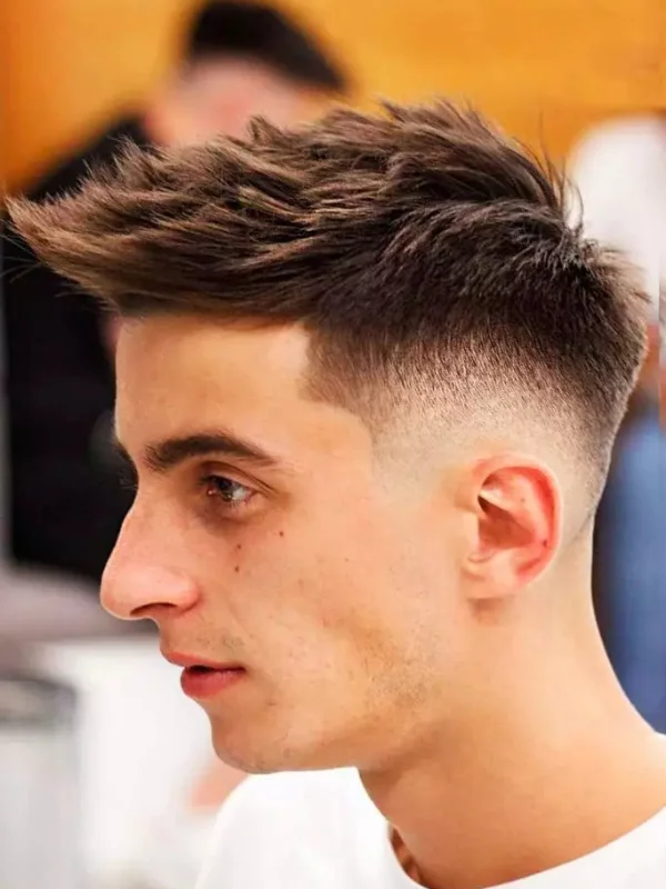 Burst Fade Haircut: 27 Stylish Examples 14 Fresh Spiky Mohawk Burst Fade