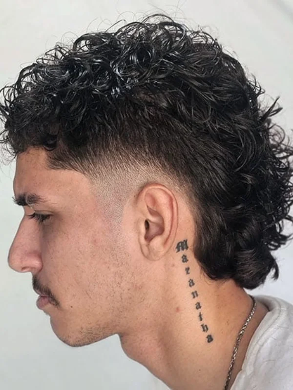 Low Taper Fade with Curls: 20 Fresh Style Ideas for Men 21 Low Taper Fade with Curly Mohawk