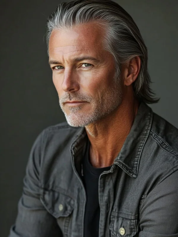 40 Classy and Flattering Hairstyles for Older Men with Thinning Hair 45 Medium Length Back and Wispy Front Classy Older Men’s Hairstyles_ Thinning Hair