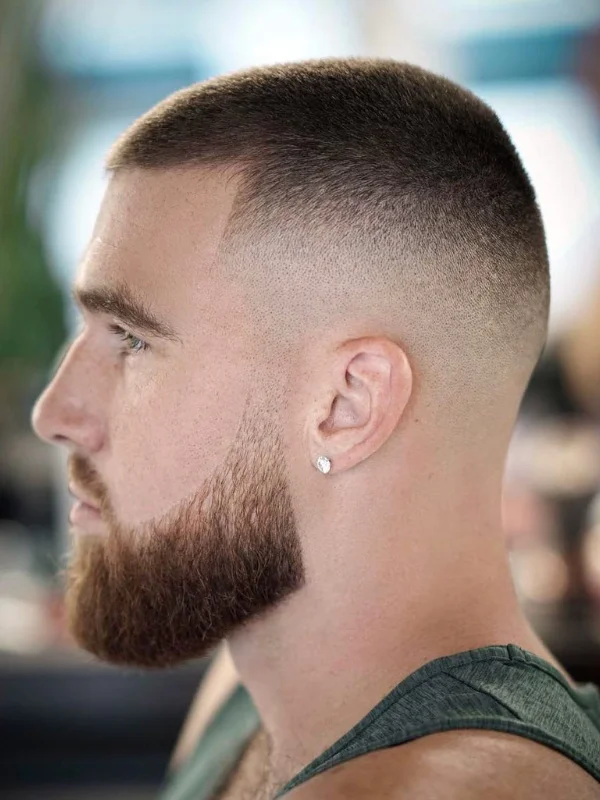 Mid Fade + Buzz Cut