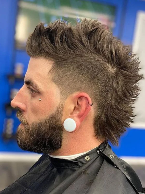 Mohawk Mullet Haircut for Men