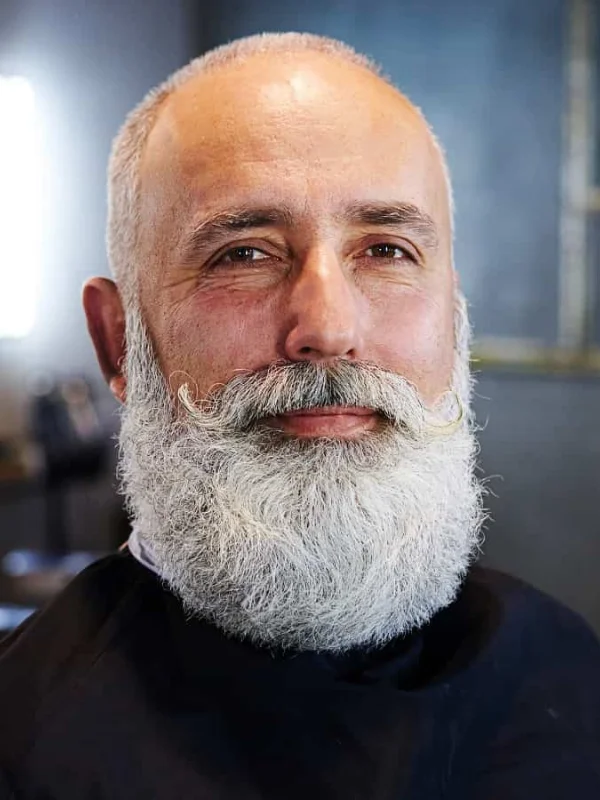 40 Classy and Flattering Hairstyles for Older Men with Thinning Hair 42 Salt and Pepper Peak and Beard Classy Older Men’s Hairstyles_ Thinning Hair