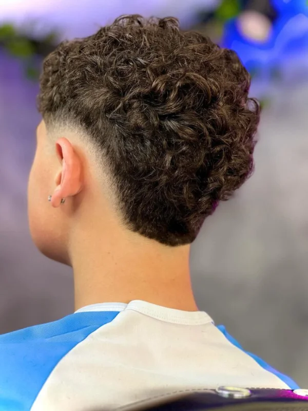 Burst Fade Haircut: 27 Stylish Examples 20 Short Curls with Low Burst Fade and Line Up