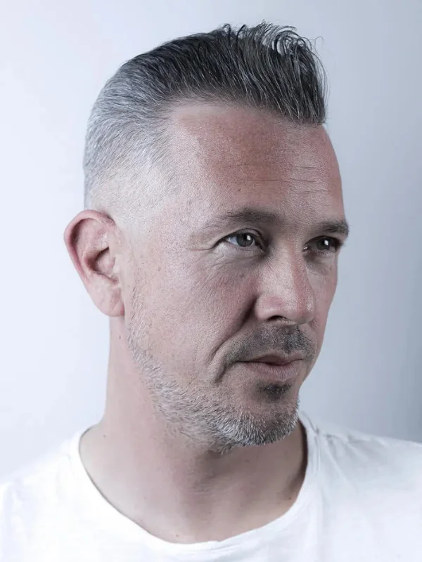 40 Classy and Flattering Hairstyles for Older Men with Thinning Hair 29 Short Stand-up Hair Style Classy Older Men’s Hairstyles_ Thinning Hair