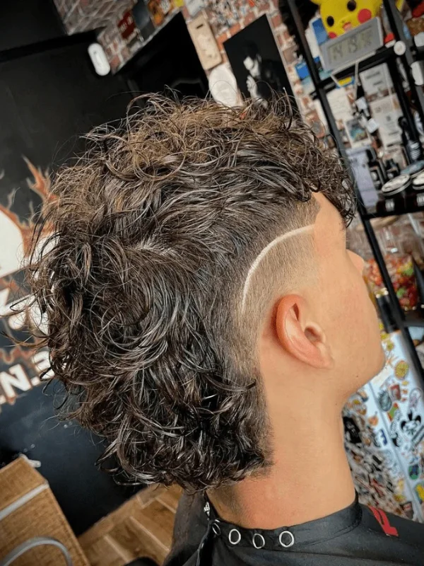 Burst Fade Haircut: 27 Stylish Examples 8 Textured Long Hair with Burst Fade