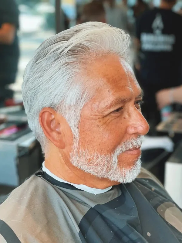40 Classy and Flattering Hairstyles for Older Men with Thinning Hair 39 Top and Side Volume Flip Classy Older Men’s Hairstyles_ Thinning Hair