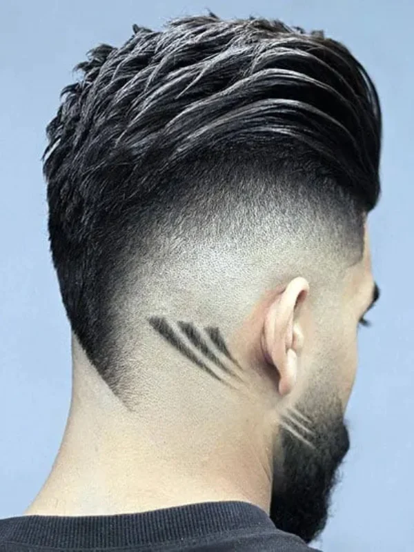 V-Shaped Mohawk Haircut for Men