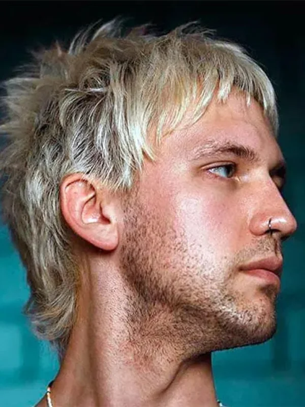 Blonde Modern Mullet