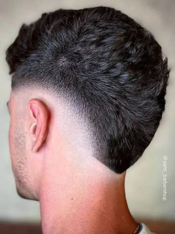 Burst Fade Mullet Haircut