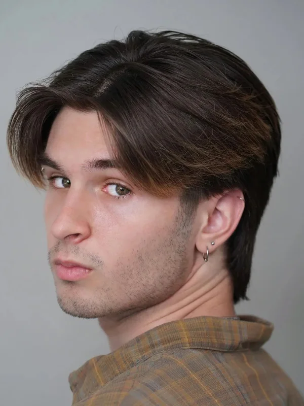 Curtain Mullet (Center Part Mullet)