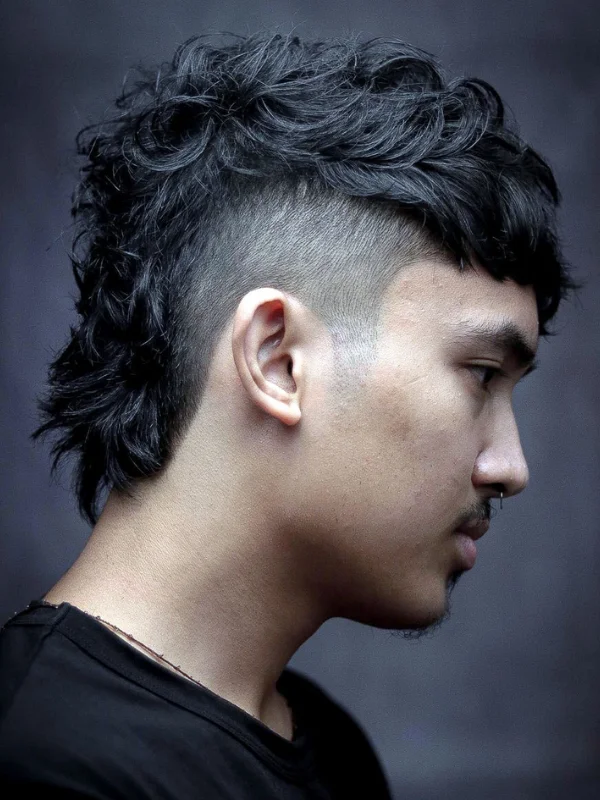 Faux Hawk Mullet Haircut