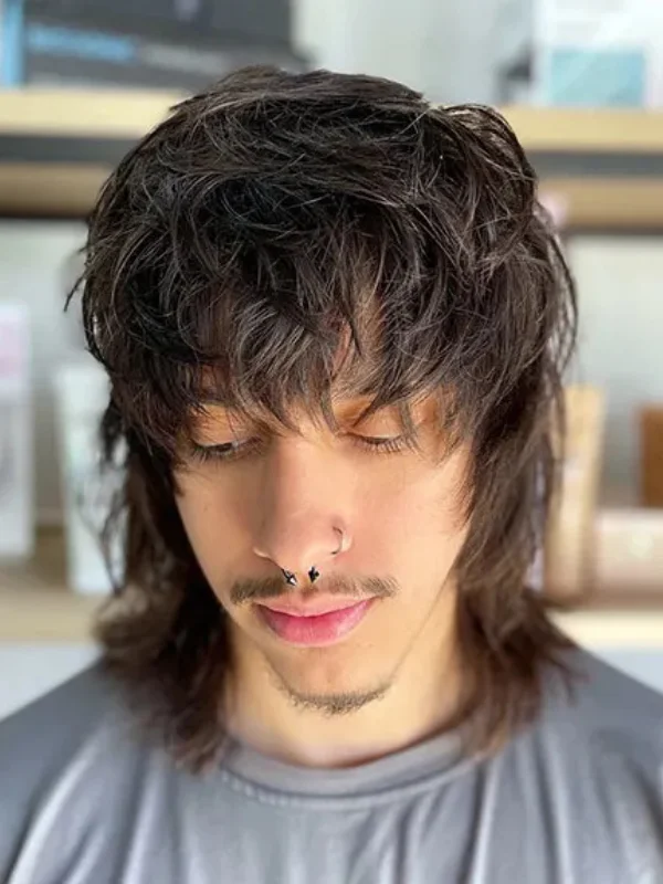 Messy Mullet with Texture