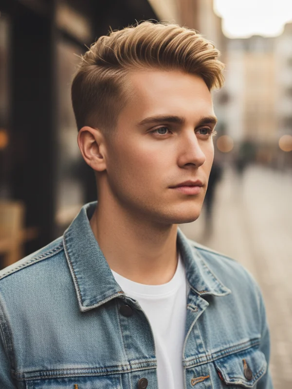 40 Perfect Mid Taper Fade Haircuts for Men 2025 18 Mid Taper Fade Blonde Hair